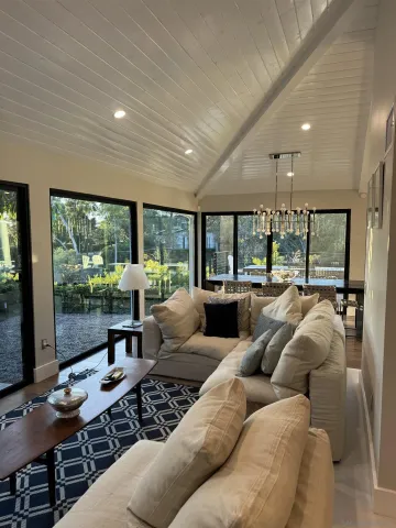 a outdoor view with sitting space