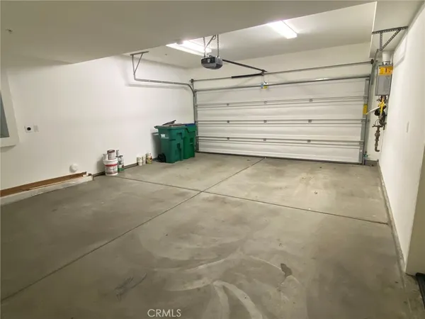 a view of room and garage