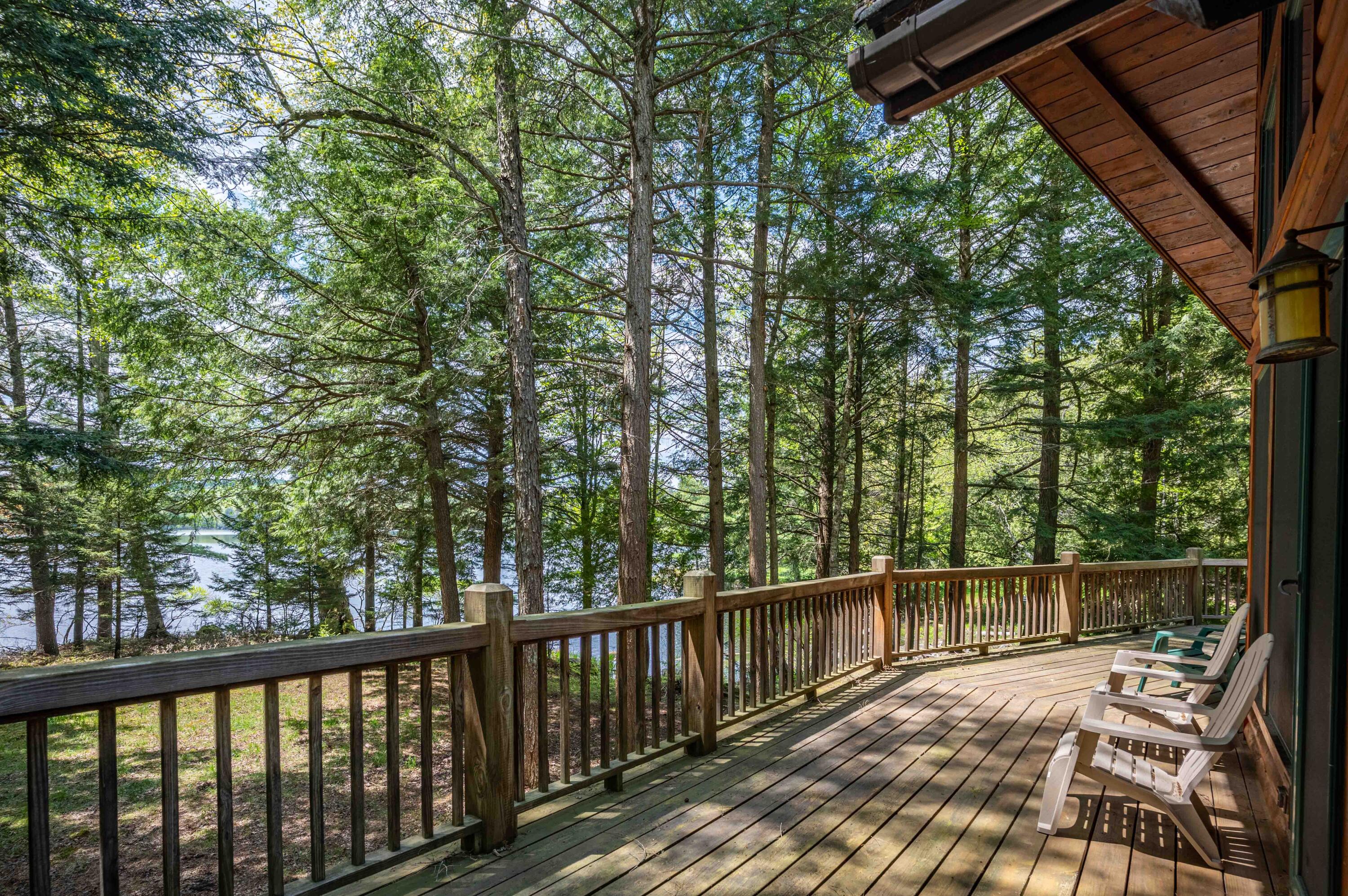 2525 North Point Road Raquette Lake, NY 13436 - Photo 7 of 48 Front Deck