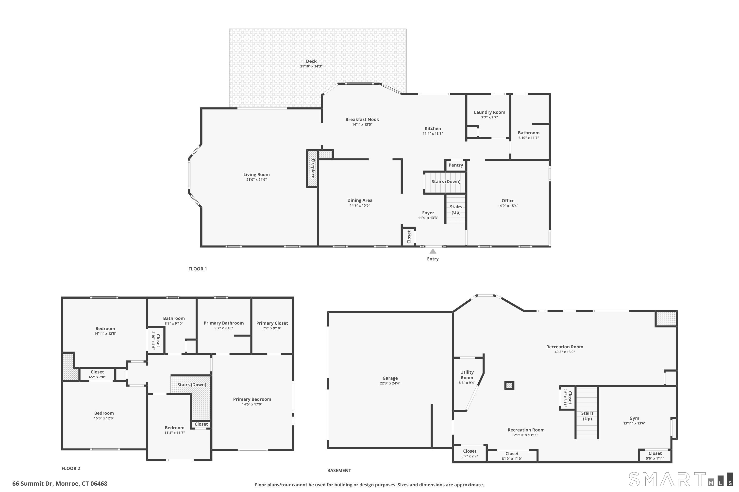 66 Summit Drive Monroe, CT 06468 - Photo 35 of 37 Entire 3874 Sq Ft Plan