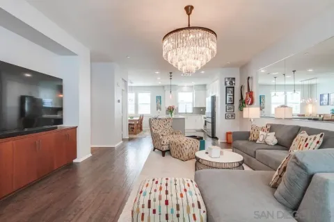 a work room with furniture and a window