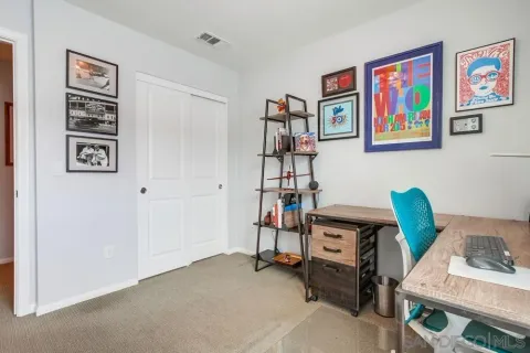 a room with furniture and window