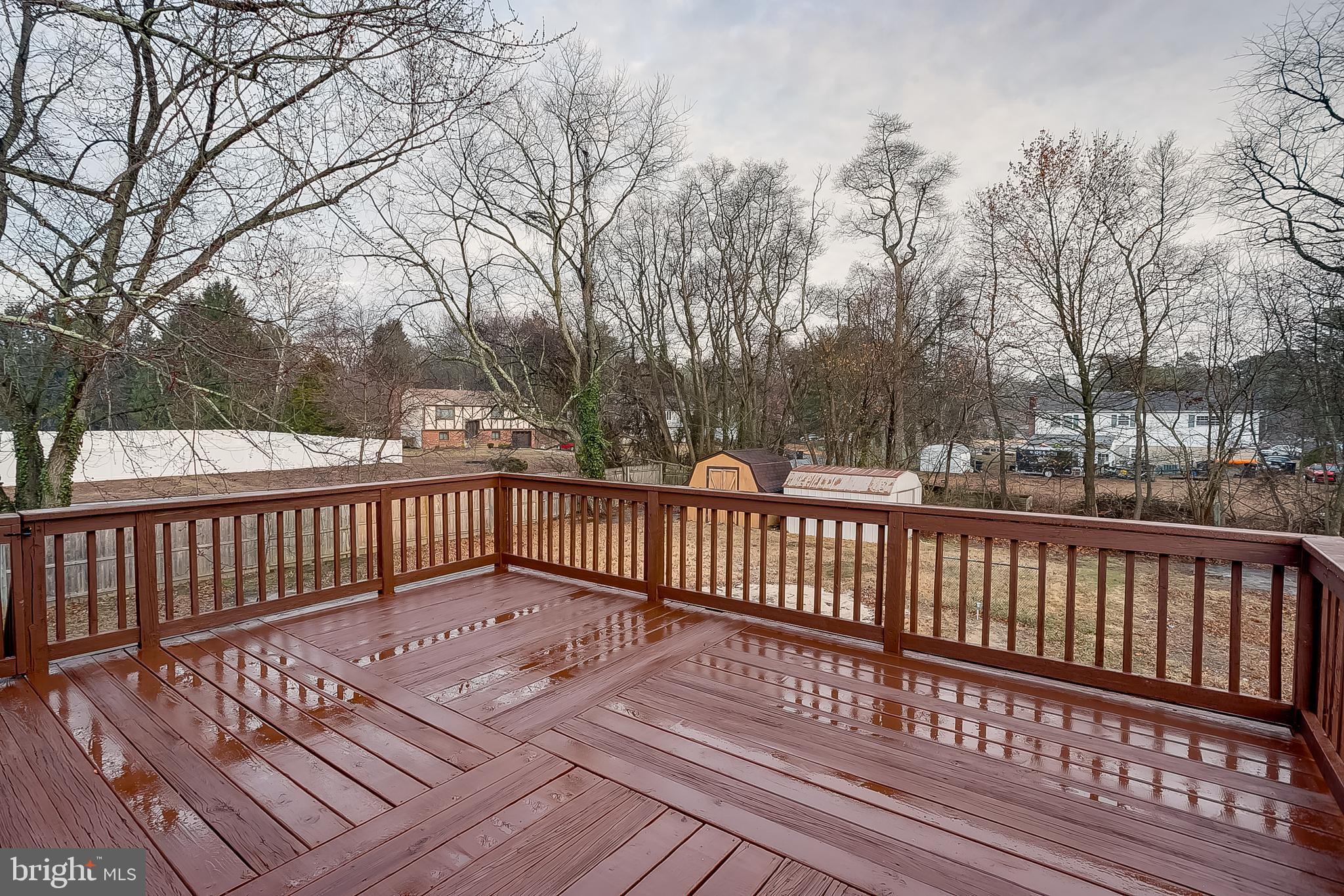 2430 Hopewell Road Berlin, NJ 08009 - Photo 27 of 30 a view of balcony with wooden floor and fence