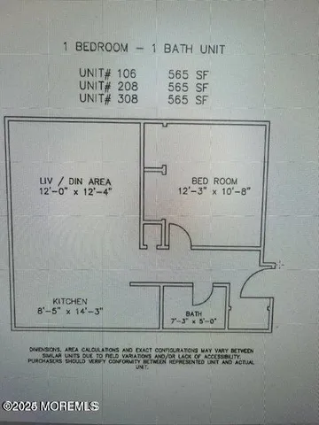 $2,300 | 400-402 4th Avenue, Unit 208, Asbury Park, NJ 07712