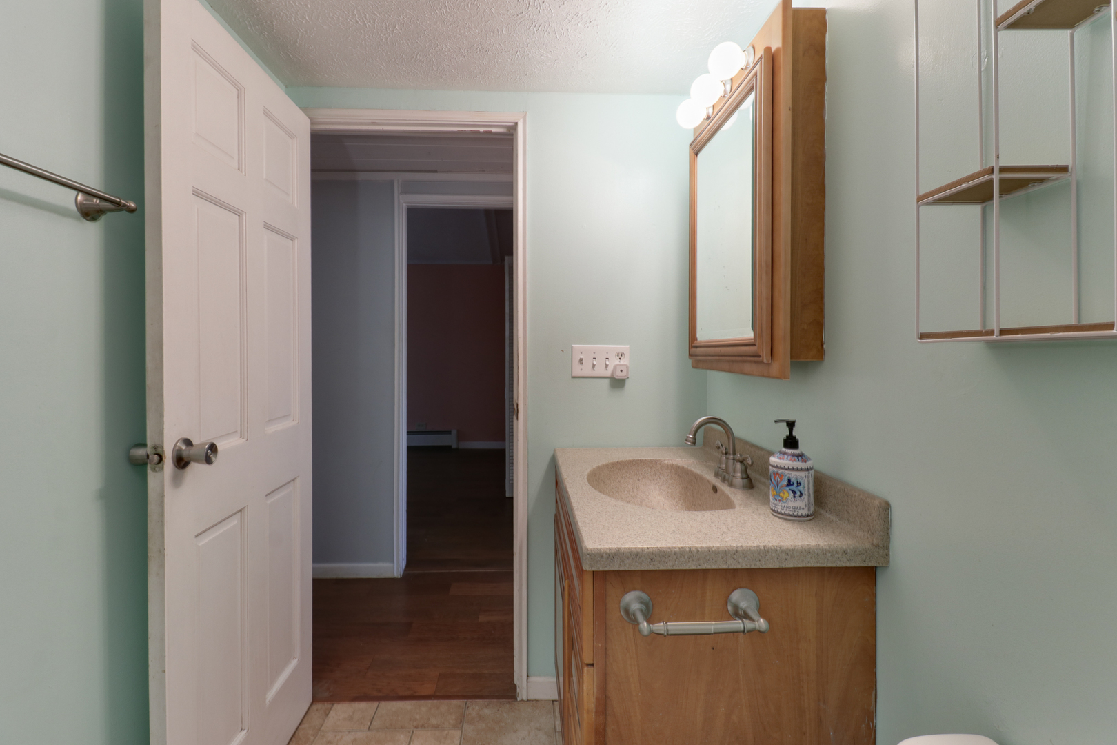314 South Maple Avenue Minier, IL 61759 - Photo 4 of 30 a bathroom with a sink and a mirror