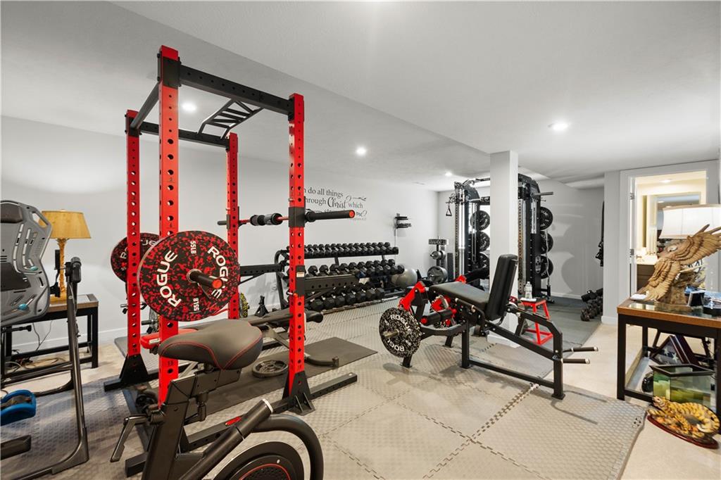 254 Regency Drive Eighty Four, PA 15330 - Photo 29 of 44 Jacked Up Fitness cable system located in the basement gym.