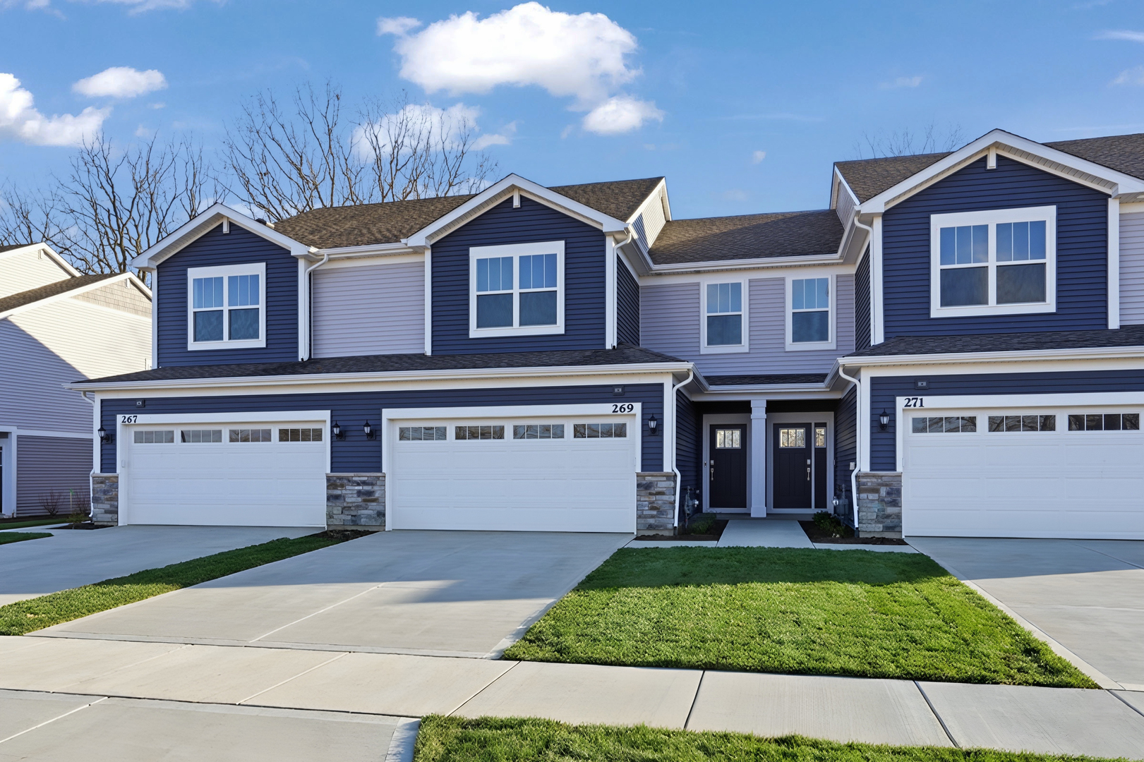 269 Red Oak Circle Volo, IL 60020 - Photo 1 of 17 a front view of a house with a yard