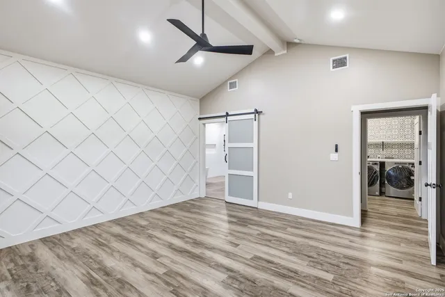 wooden floor in an empty room