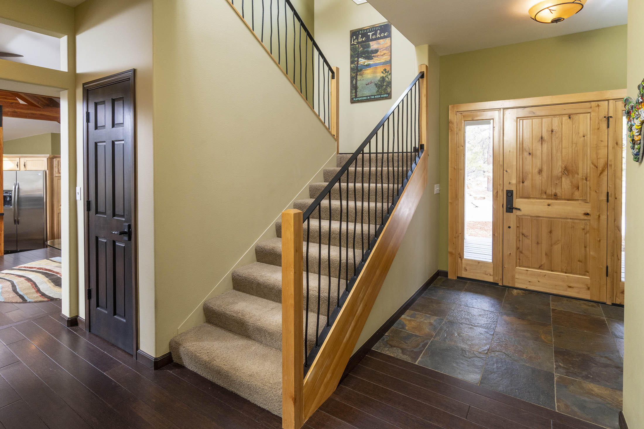 63595 O. B. Riley Road Bend, OR 97703 - Photo 3 of 32 Entry with custom metal handrail