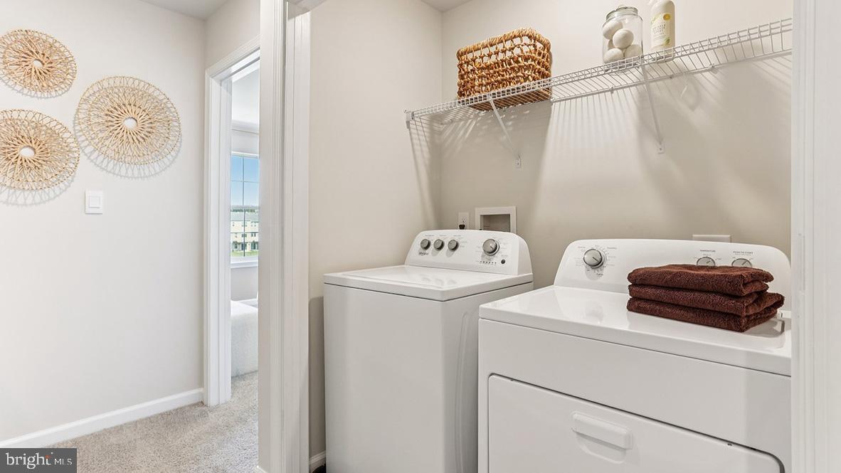 159 Sandy Rdg Road Sicklerville, NJ 08081 - Photo 6 of 36 a utility room with dryer and washer