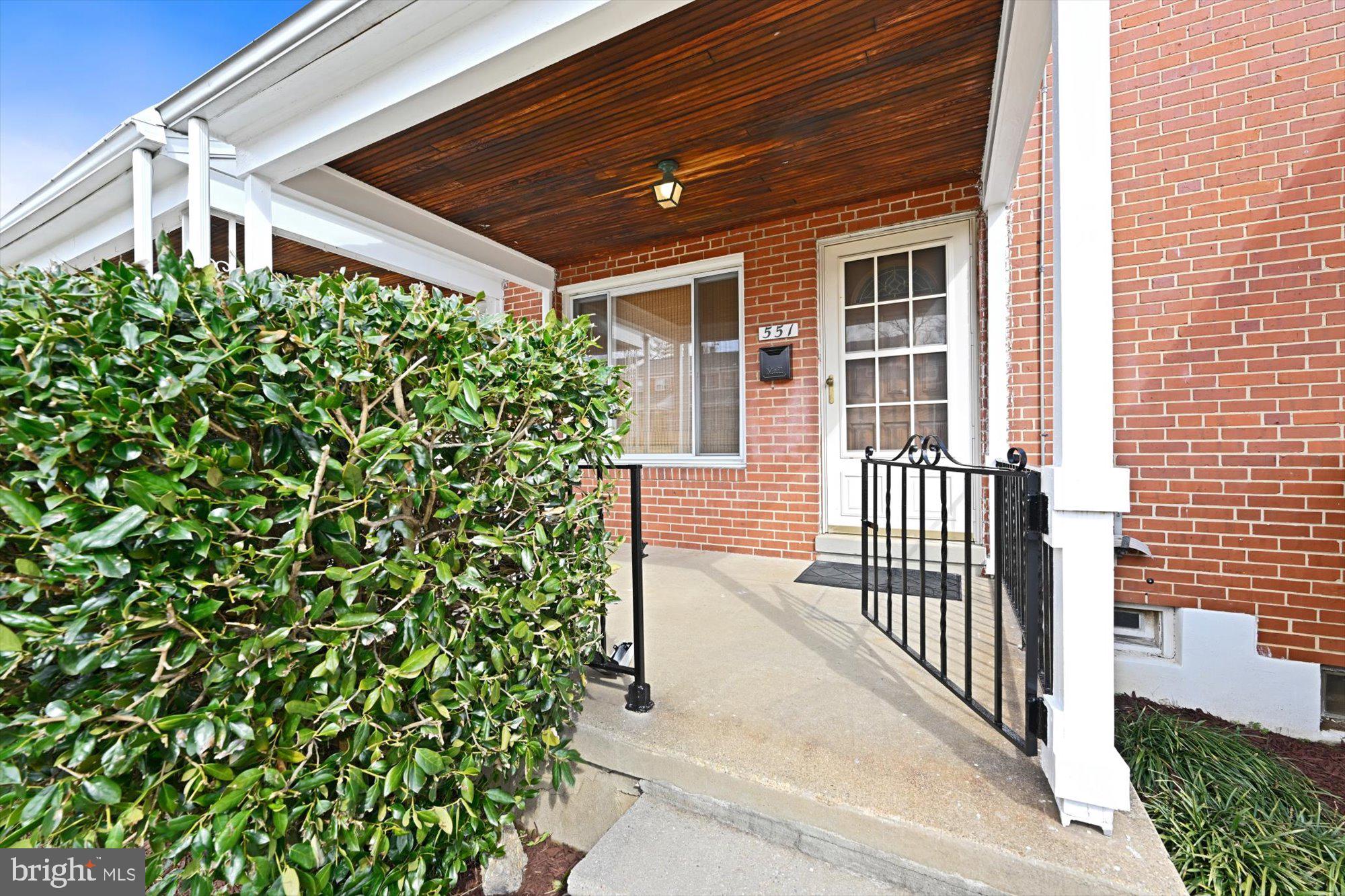 551 Brisbane Road Baltimore, MD 21229 - Photo 2 of 37 Covered Front Porch