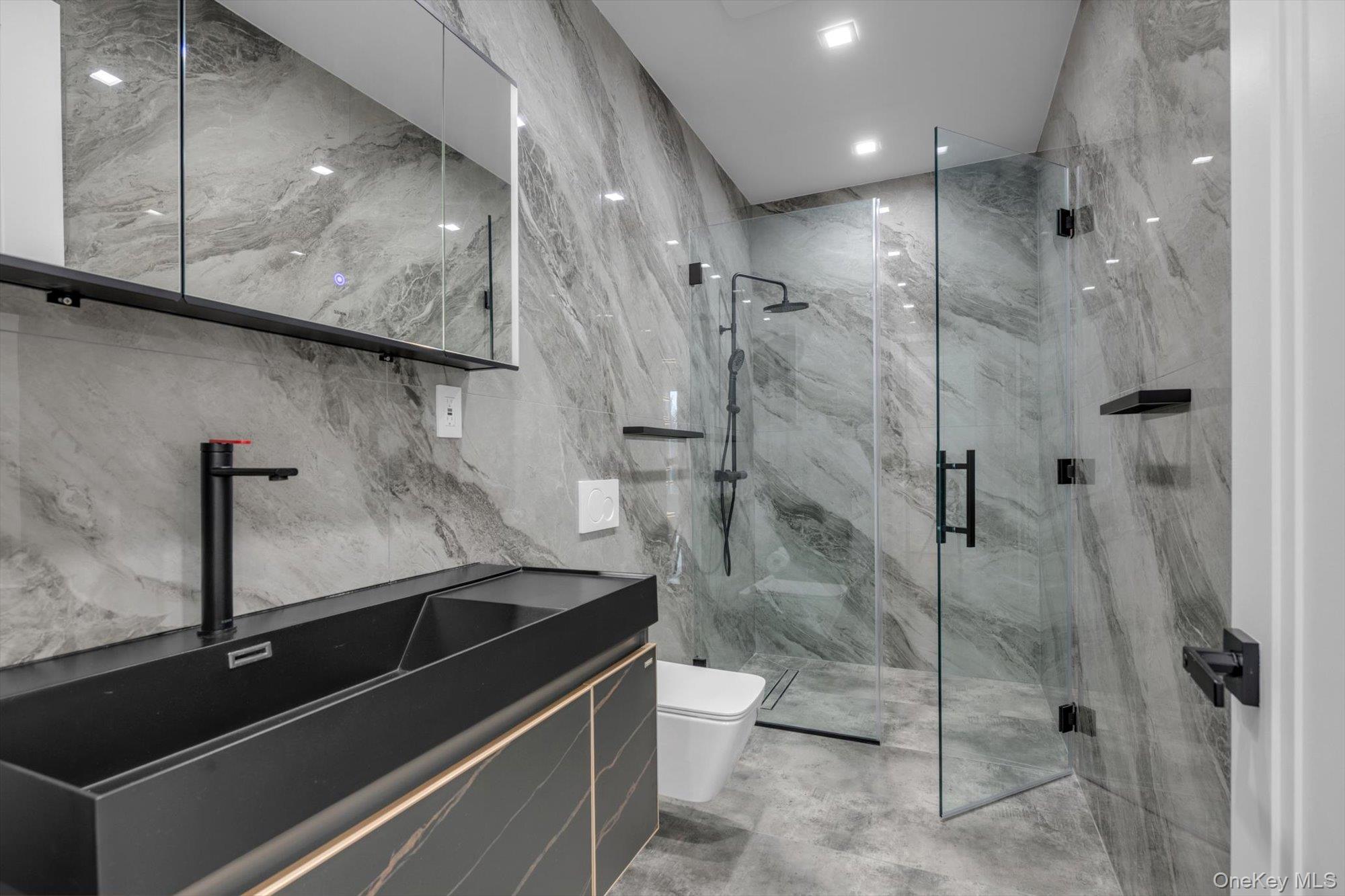 190 Curtis Road Woodmere, NY 11598 - Photo 32 of 46 a bathroom with a shower and toilet