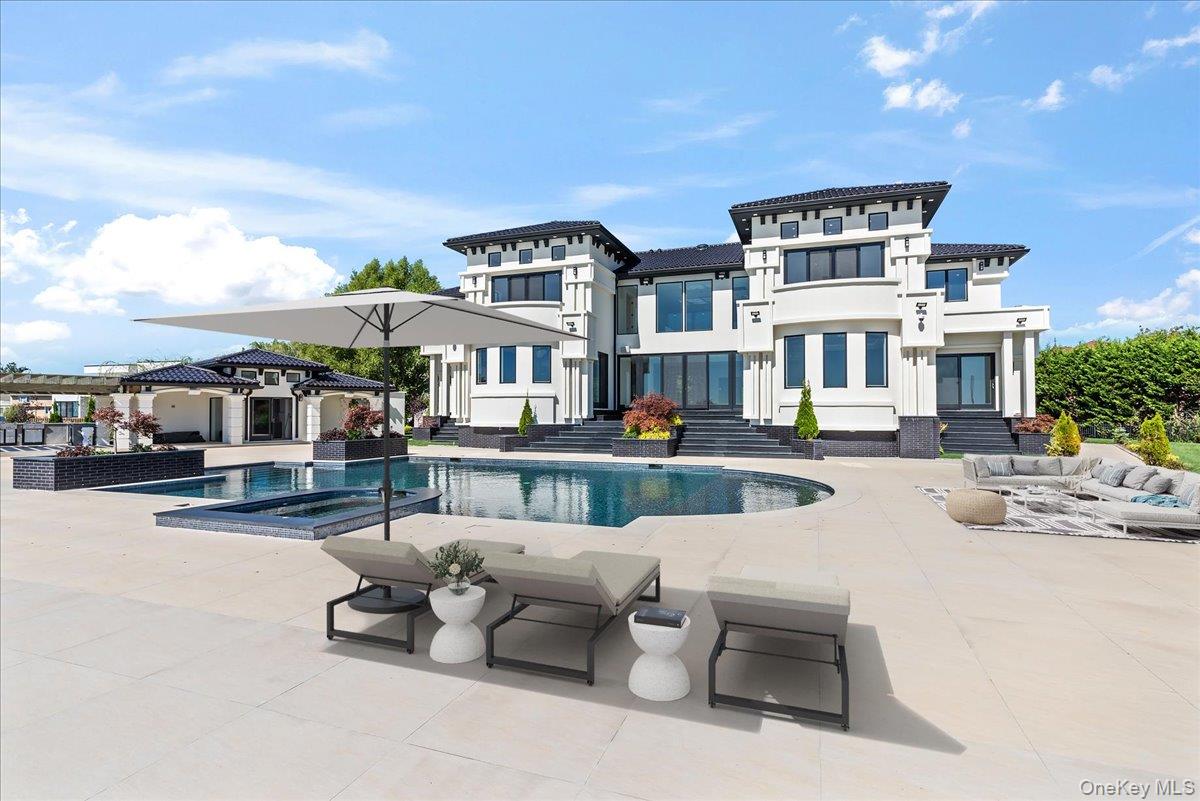190 Curtis Road Woodmere, NY 11598 - Photo 36 of 46 a swimming pool view with a outdoor seating