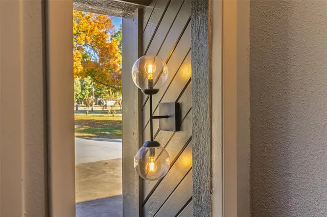 a view of front door