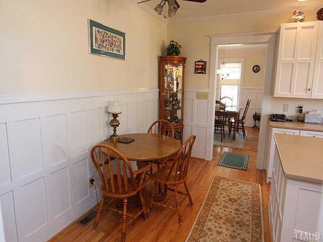 103 Georgetown Road Raleigh, NC 27608 - Photo 5 of 12 Wonderful breakfast room area in the kitchen with 1930's era custom millwork. Breakfast Area
