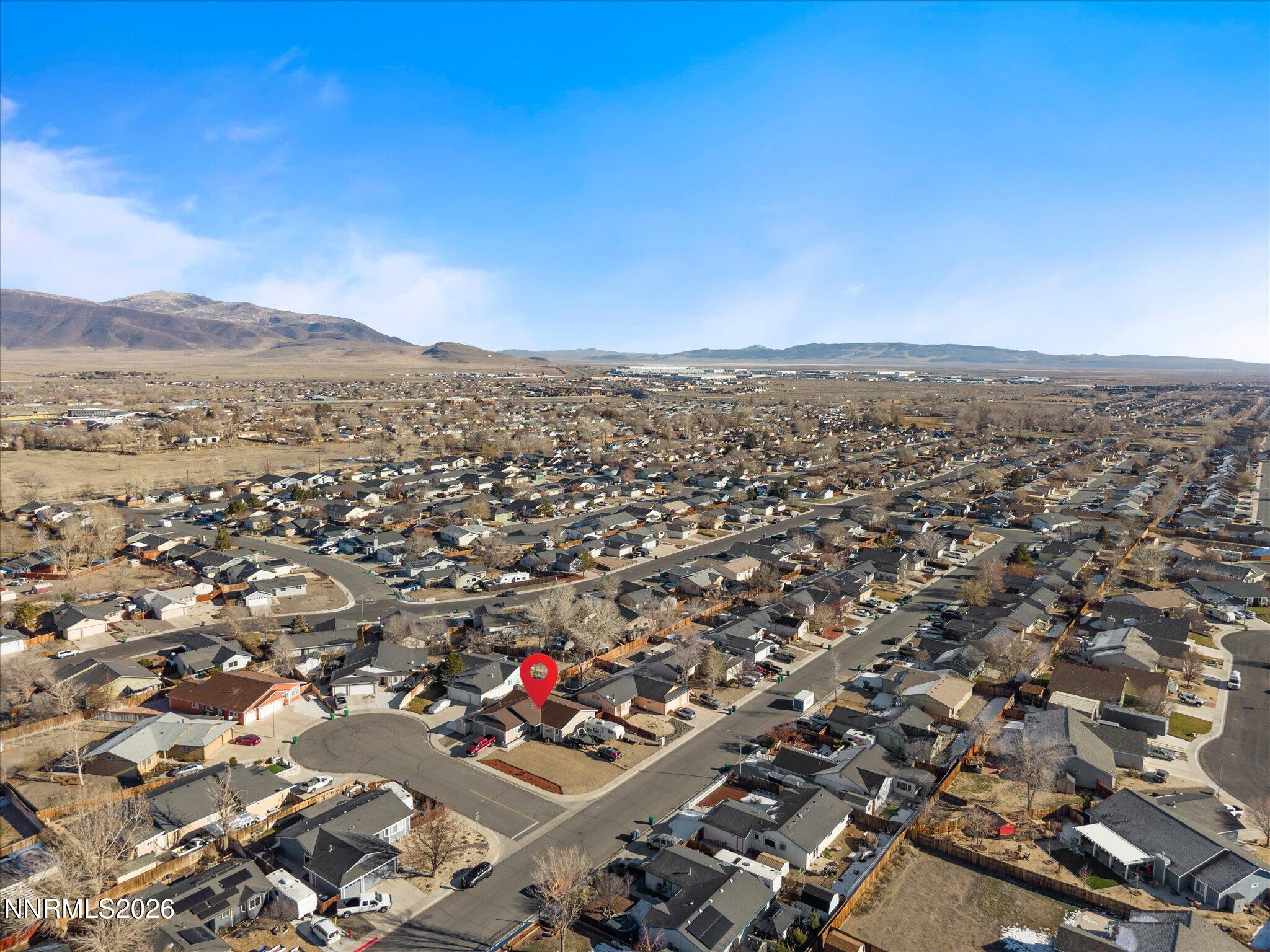 668 Farm Circle Fernley, NV 89408 - Photo 45 of 46 an aerial view of a city