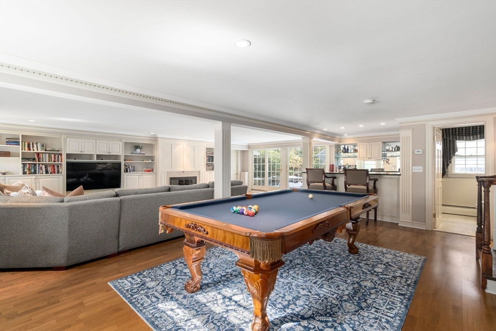 20 Windsor Road Needham, MA 02492 - Photo 14 of 29 a room with furniture pool table and flat screen tv