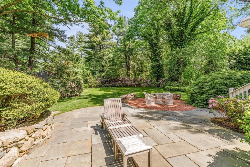 20 Windsor Road Needham, MA 02492 - Photo 27 of 29 a view of yard with patio and garden