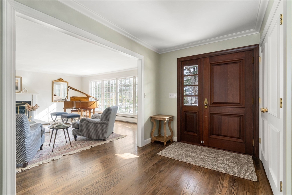 20 Windsor Road Needham, MA 02492 - Photo 3 of 29 a living room with furniture and wooden floor