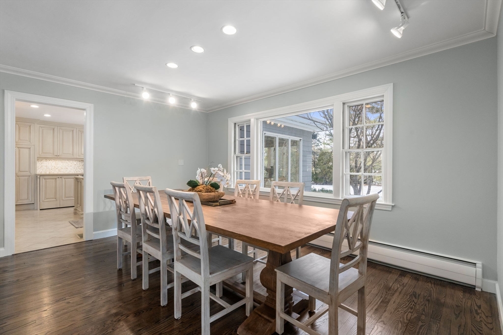 20 Windsor Road Needham, MA 02492 - Photo 6 of 29 a view of a dining room with furniture window and wooden floor