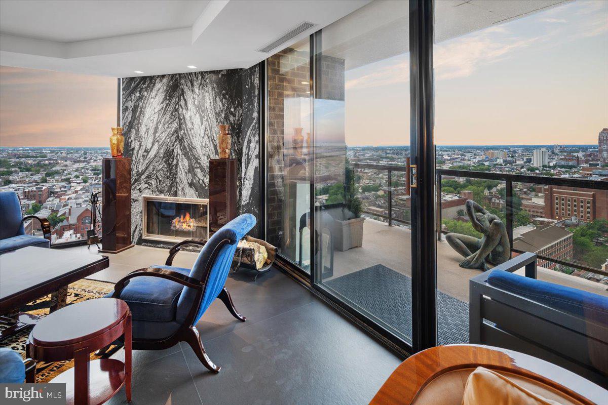 241 South 6th Street, Unit PH2505/2406 Philadelphia, PA 19106 - Photo 3 of 41 Private Balcony off Living Room