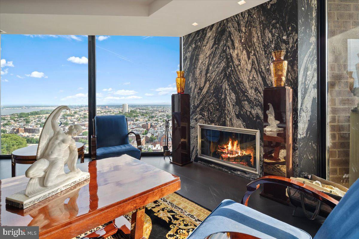 241 South 6th Street, Unit PH2505/2406 Philadelphia, PA 19106 - Photo 5 of 41 Wood burning fireplace