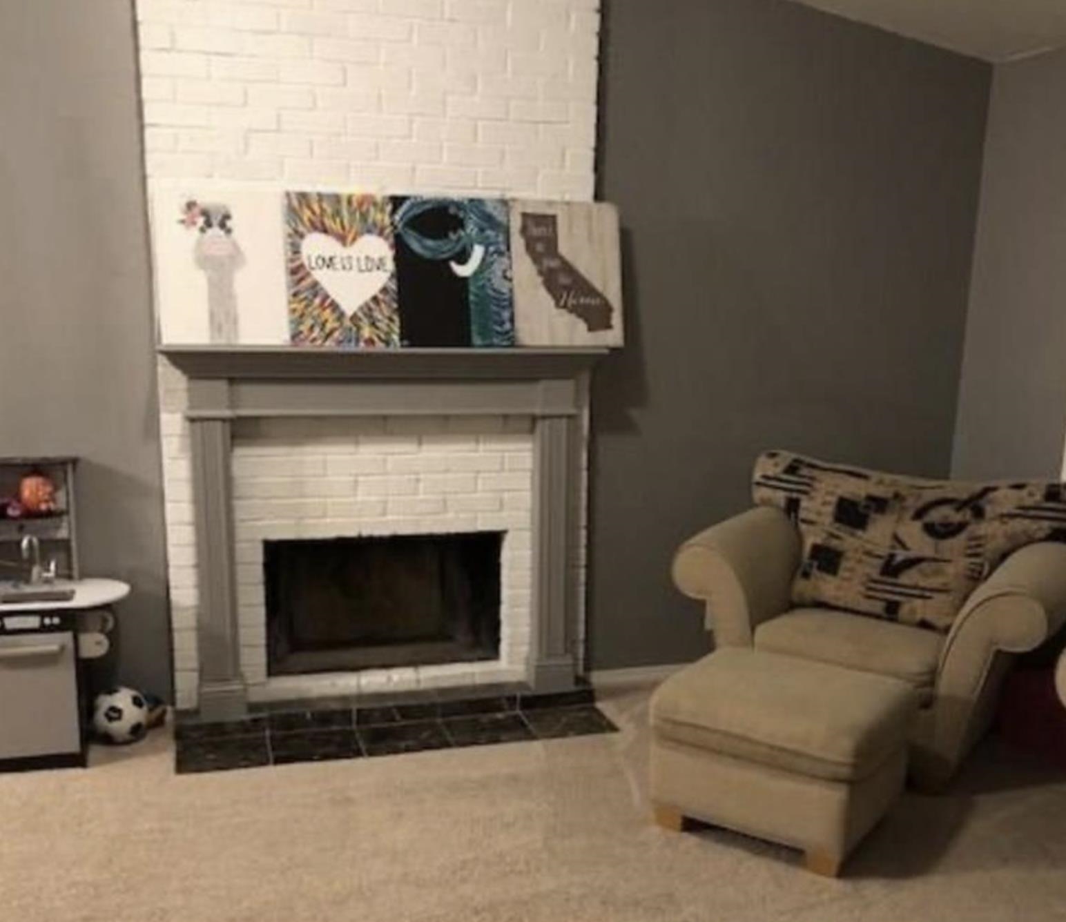 5250 Riverlake Road Discovery Bay, CA 94505 - Photo 11 of 18 Living area with a brick fireplace and carpet flooring