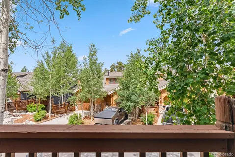 a view of a city with a mountain