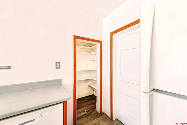 a view of front door with hallway