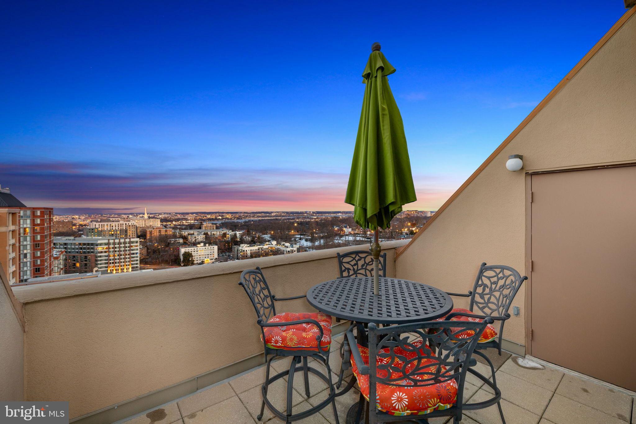 1301 North Courthouse Road, Unit 1805 Arlington, VA 22201 - Photo 4 of 4 Private Balcony with sweeping views