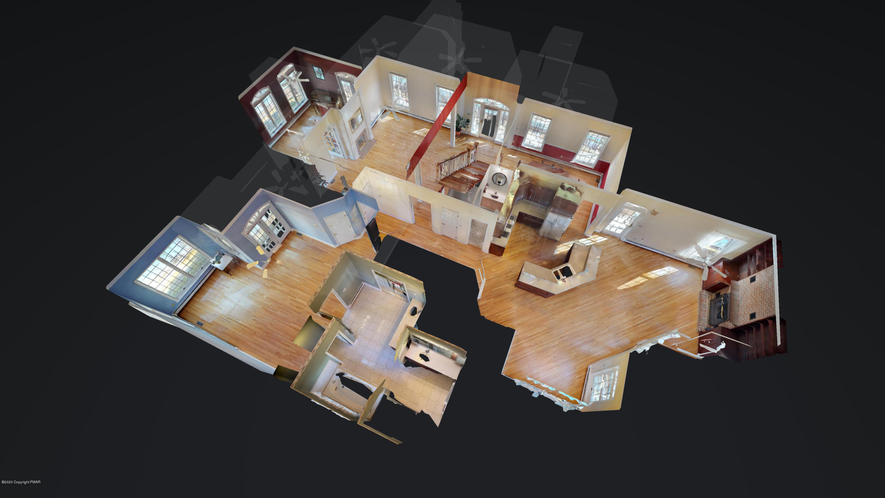 5875 Cherry Valley Road Stroudsburg, PA 18360 - Photo 7 of 65 an aerial view of a house with table and chairs