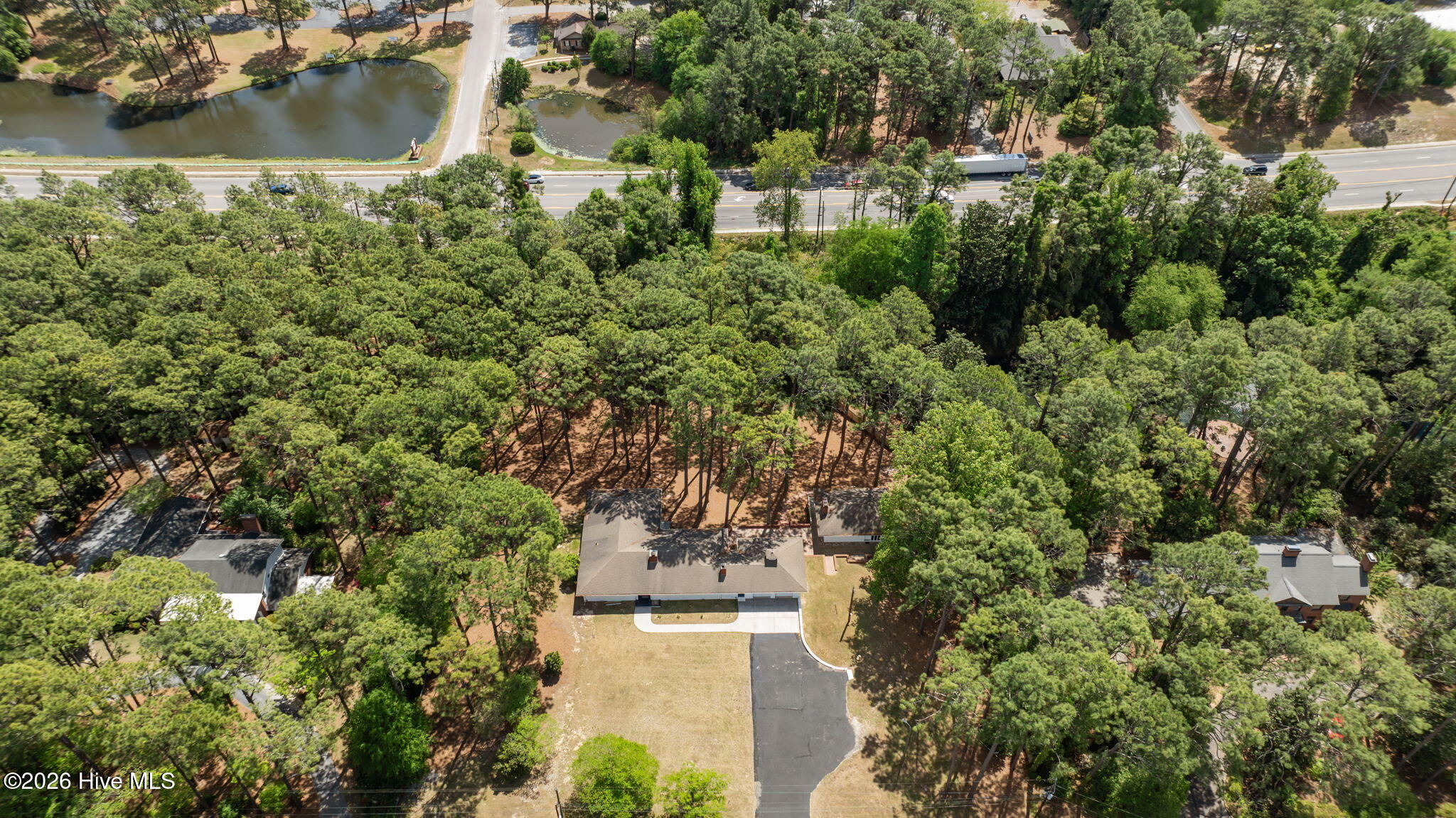 1010 Bion Butler Road Aberdeen, NC 28315 - Photo 6 of 62 Ariel view of both parcels (nearly 2 acres!!)