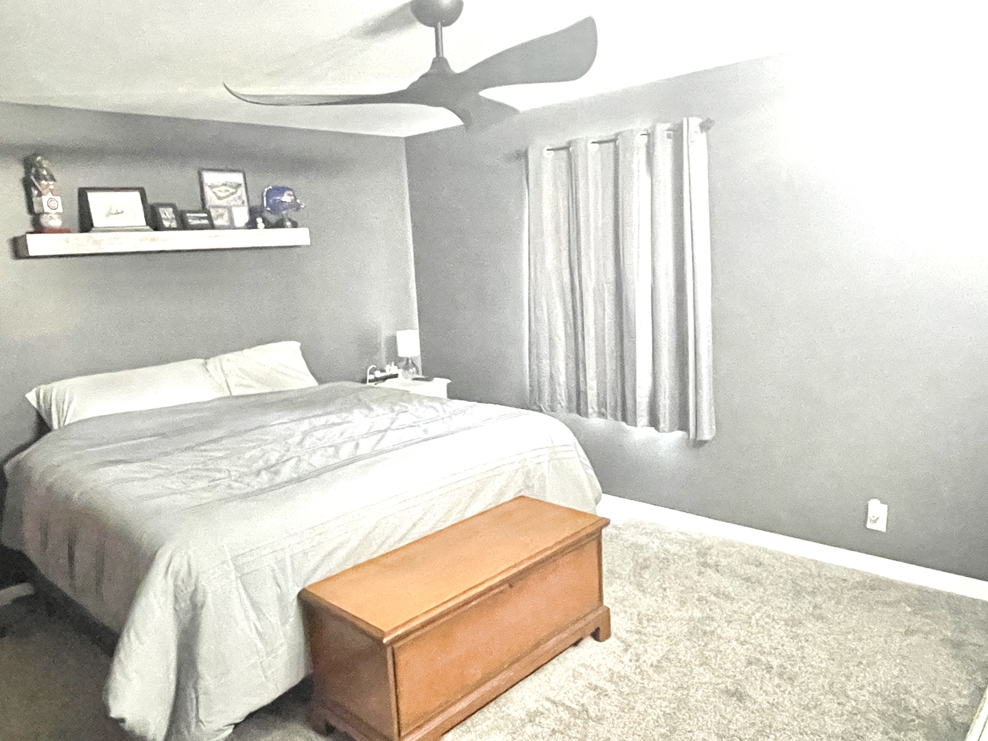 2867 East 752nd Road Utica, IL 61373 - Photo 10 of 23 a bedroom with a bed and a window