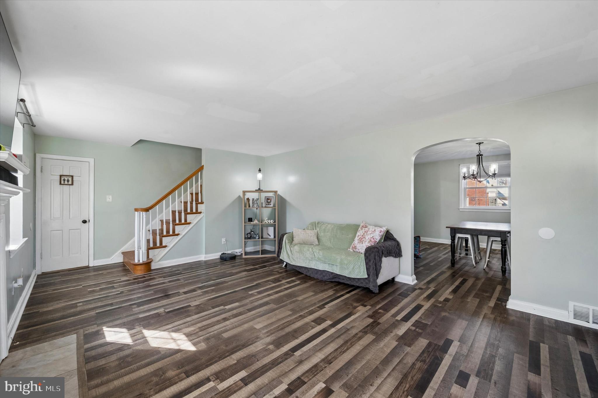 114 Providence Road Morton, PA 19070 - Photo 3 of 25 a living room with furniture and a wooden floor