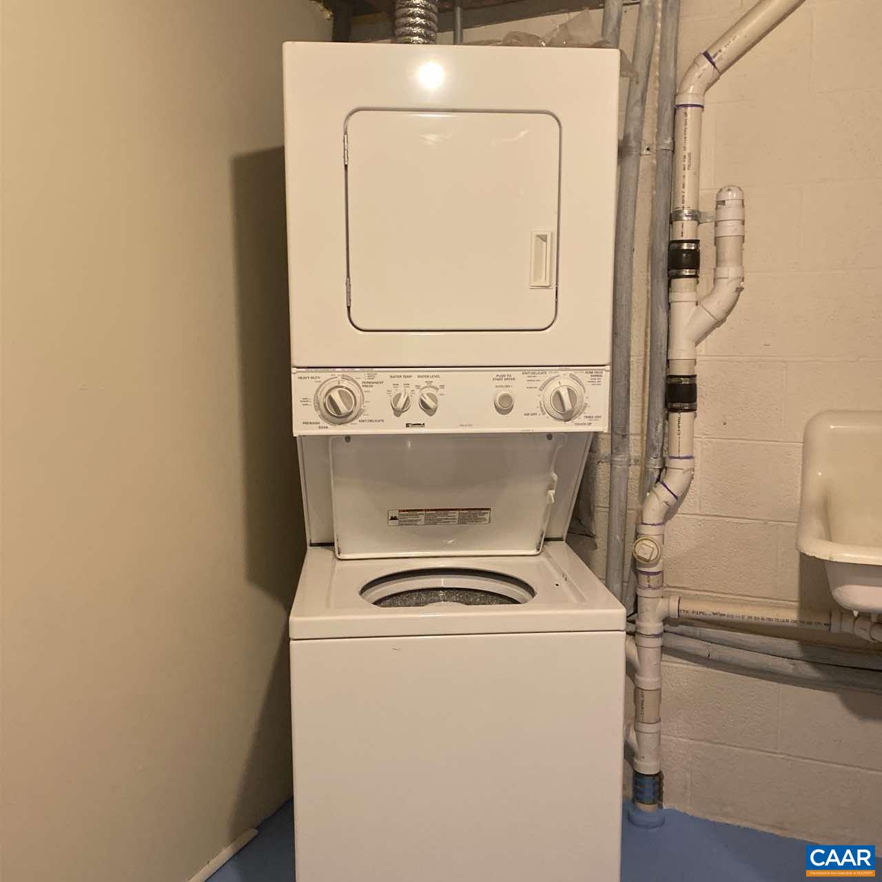 821 Cabell Avenue, Unit A&B Charlottesville, VA 22903 - Photo 21 of 27 a utility room with dryer and washer