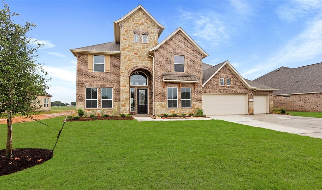 Gorgeous Josephine design by K. Hovnanian Homes in elevation A built in Tejas Landing.