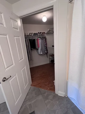 a view of walk in closet