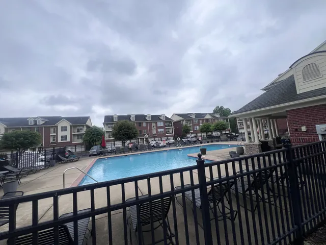 a view of city from a balcony