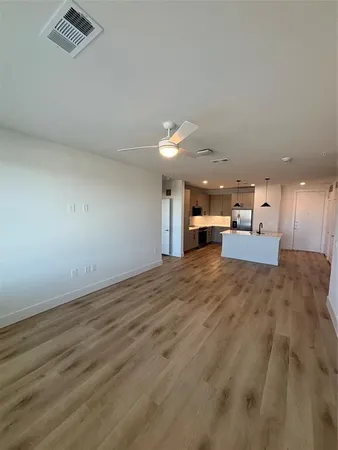 a view of kitchen and a window