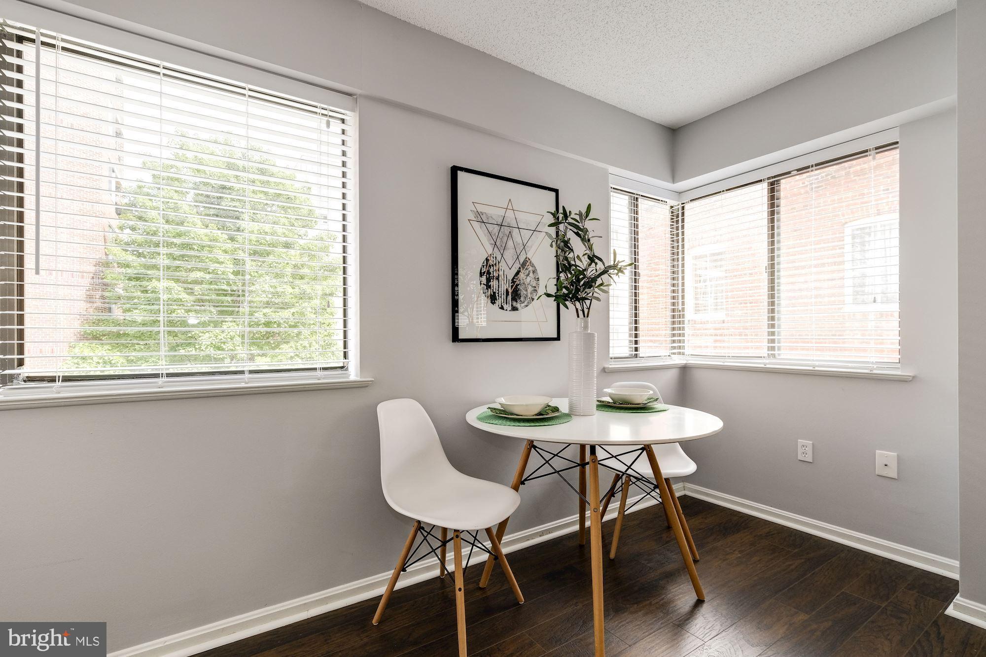 1225 13th Street Northwest, Unit 307 Washington, DC 20005 - Photo 5 of 17 Sunlit Dining Area
