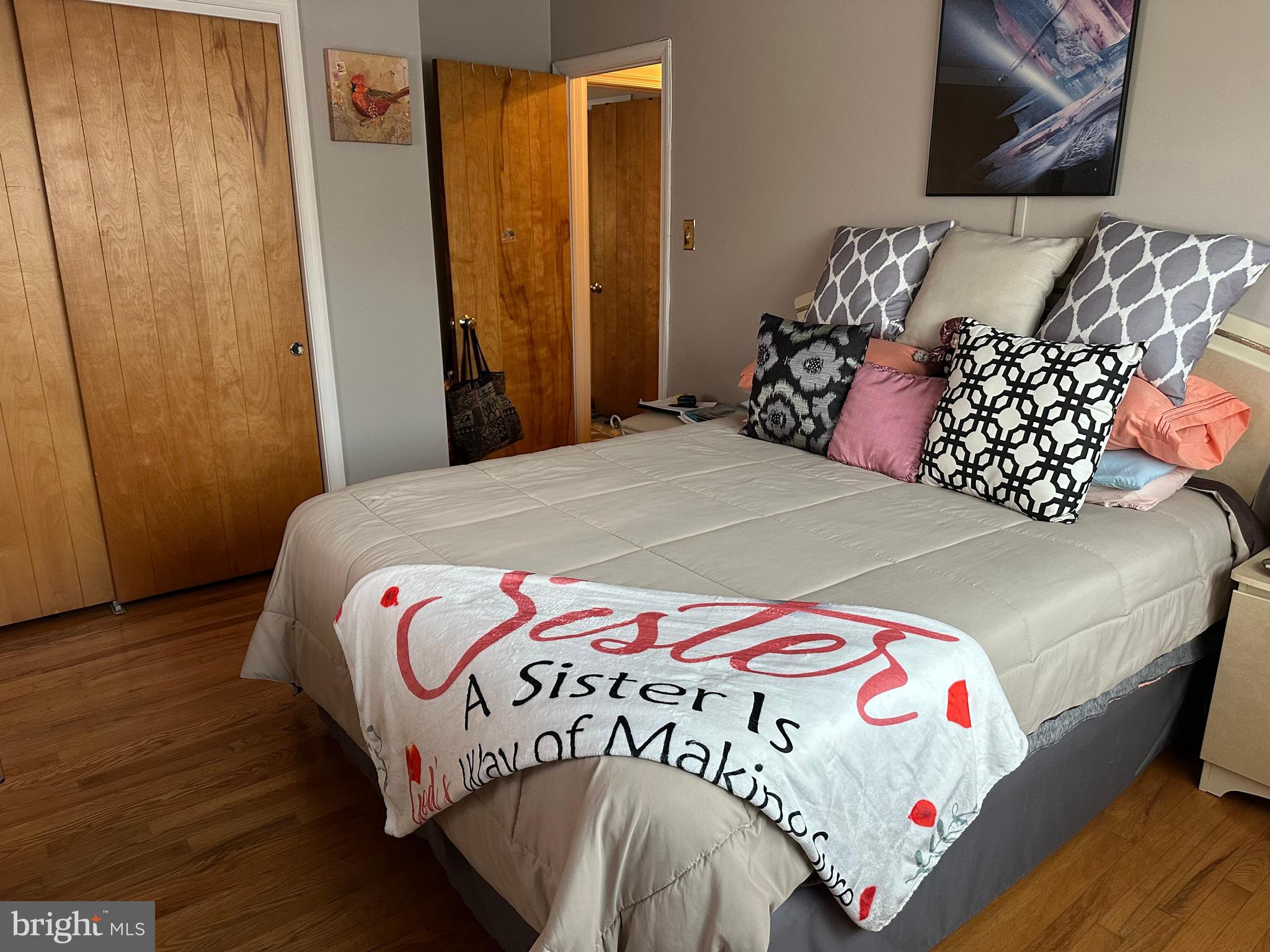 320 West Orvilla Road Hatfield, PA 19440 - Photo 29 of 46 a bedroom with a bed and wooden floor