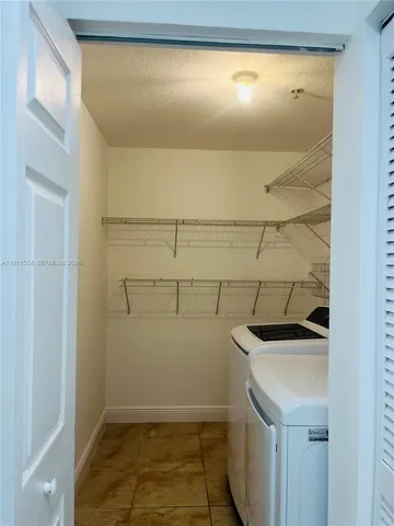a room with storage and utility
