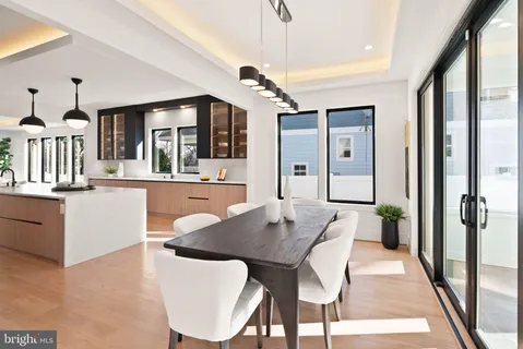 a view of room with wooden floor and window