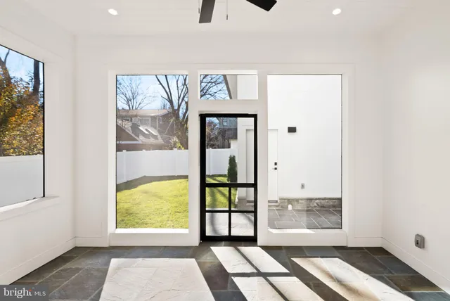 a very nice looking room with a large window