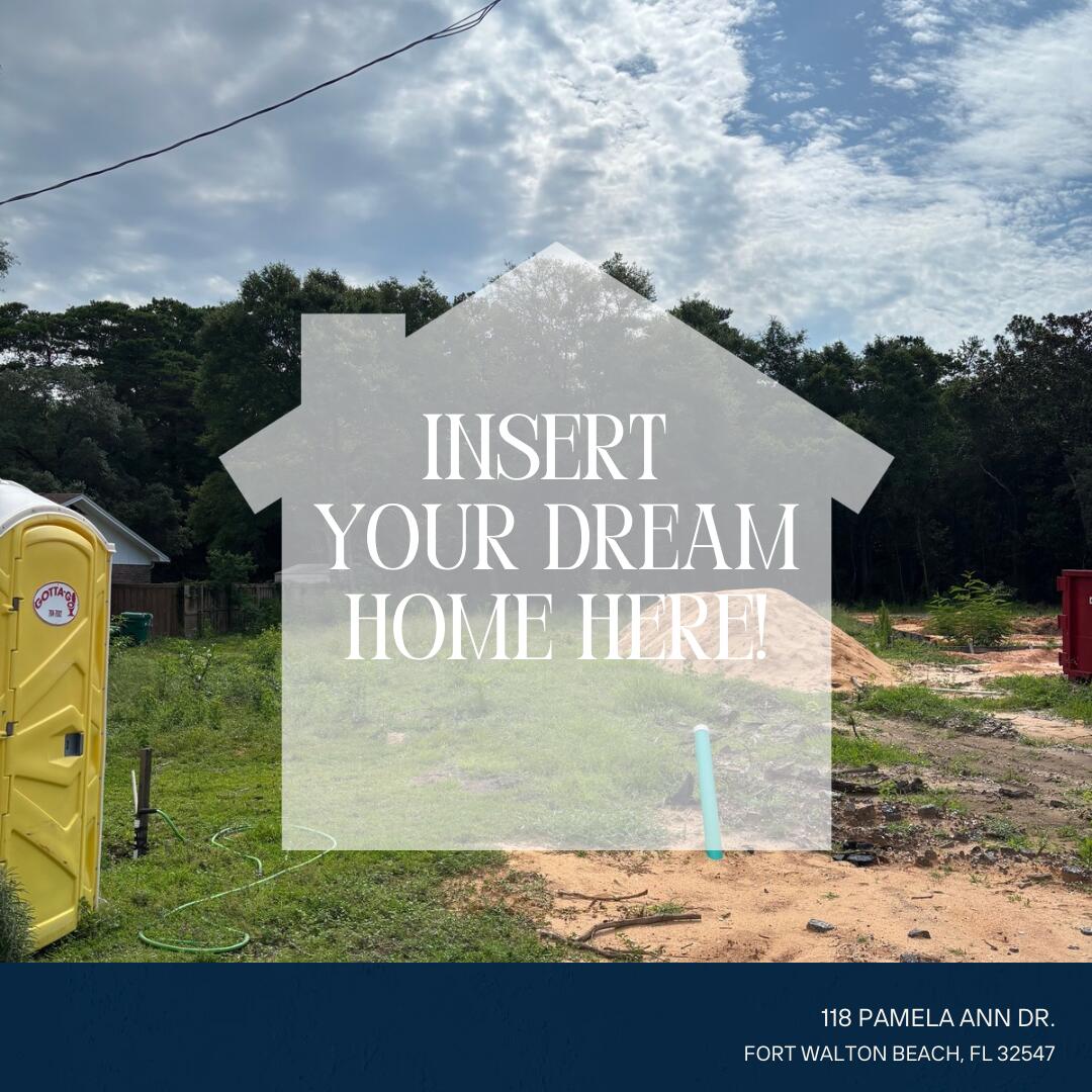 118 Pamela Ann Drive Fort Walton Beach, FL 32547 - Photo 1 of 2 a view of a sign board with yard