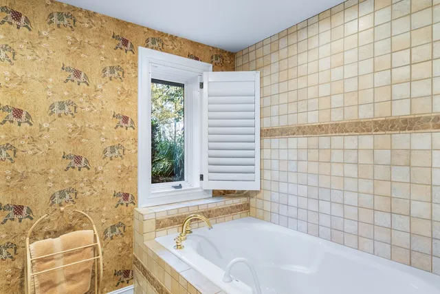 a view of balcony and wooden floor