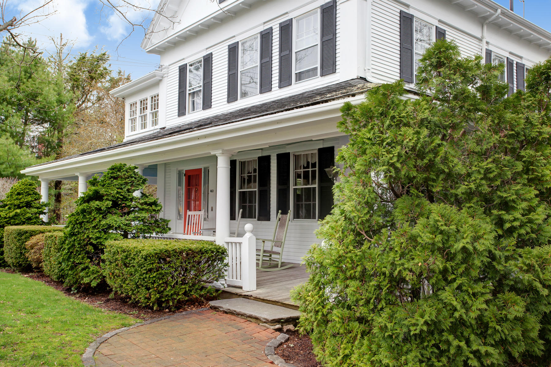 463 Main Street Centerville, MA 02632 - Photo 2 of 36 front view of a house with a yard