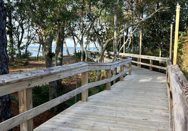102 Mill Pond Cove Freeport, FL 32439 - Photo 42 of 46 a view of a balcony with trees
