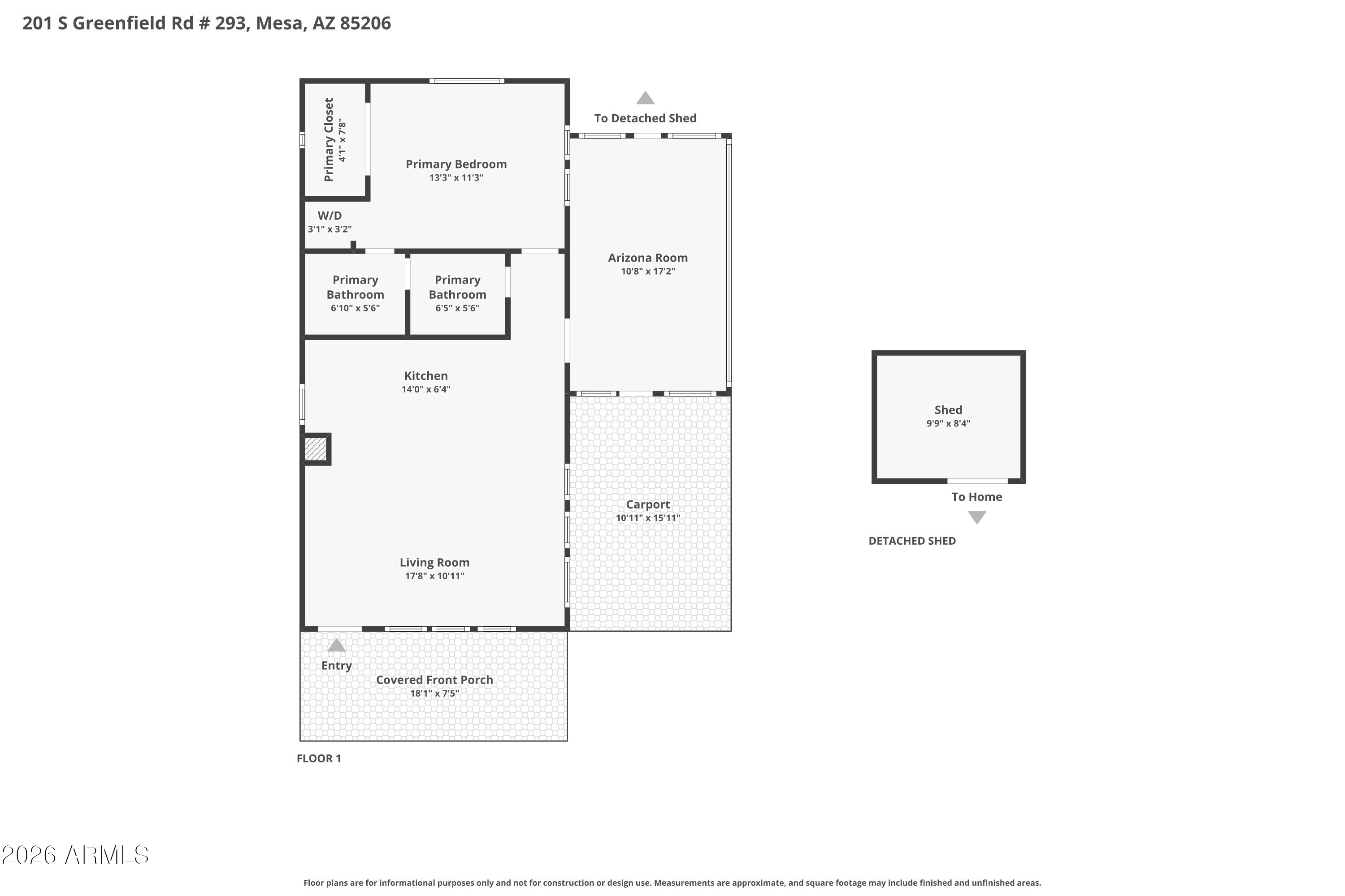 201 South Greenfield Road, Unit 293 Mesa, AZ 85206 - Photo 37 of 39