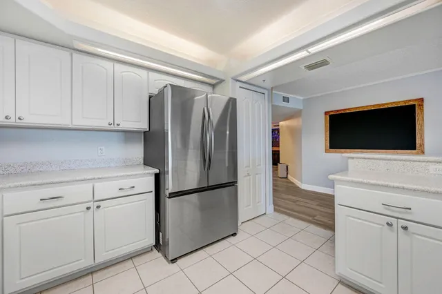 a view of a bathroom from the hallway